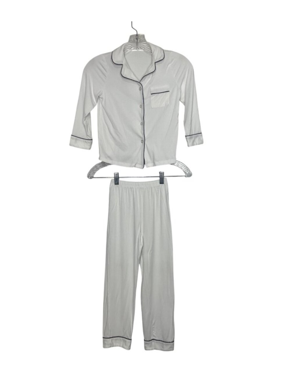 Veseacky Two Piece Pajama Set Navy Piping Kids Size 120 6X-7 New WOT Loungewear